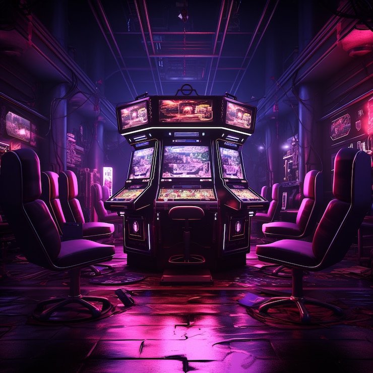 Dashboard koin slot menampilkan berbagai kategori permainan termasuk Mesin Arcade dan pasar Liga 1